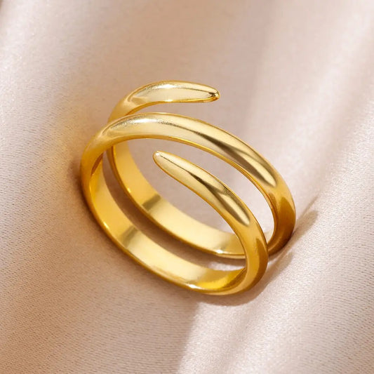 Wirly Ring - Gold
